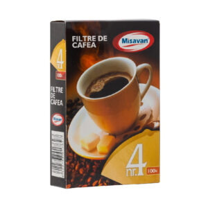 Hârtie filtru cafea Misavan nr. 4 - 100 buc/cutie