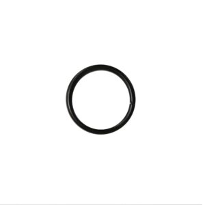 Inel metalic fără clemă negru, 20 mm - 10 buc/set