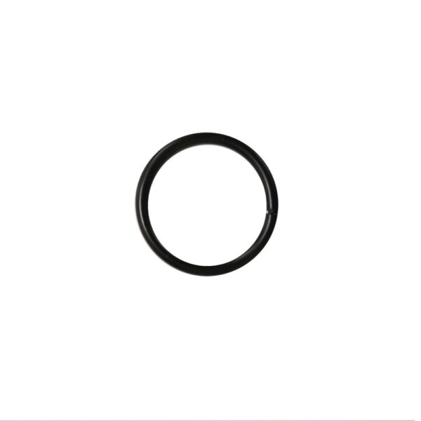 Inel metalic fără clemă negru, 20 mm - 10 buc/set