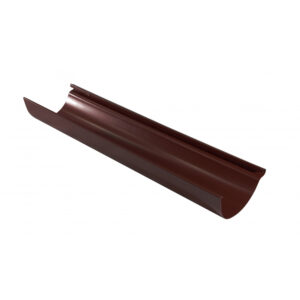Jgheab de scurgere metalic D125 mm, 2 m RAL8019