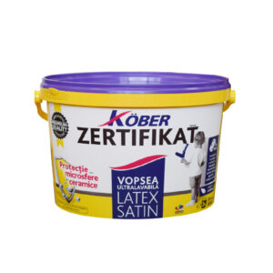 Vopsea lavabila Köber Zertifikat Latex satin 8.5 L