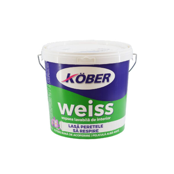 Vopsea lavabila interior Köber Weiss 8.5 L