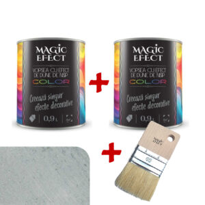 Pachet Magic Efect vopsea cu efect Dune de nisip Chrystal Lagoon 13 - 1+1 gratuit + pensula