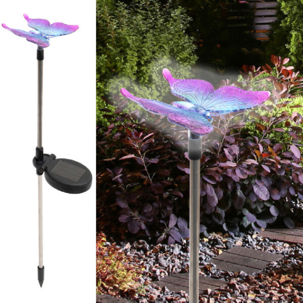 Lampă solară pasăre/fluture MX618K - imagine 2