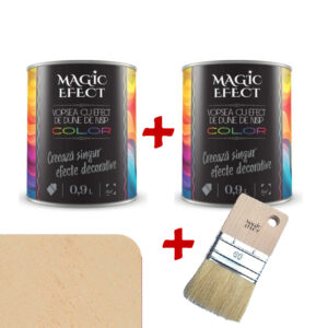 Pachet Magic Efect vopsea cu efect Dune de nisip Marrocan 12 - 1+1 gratuit + pensula