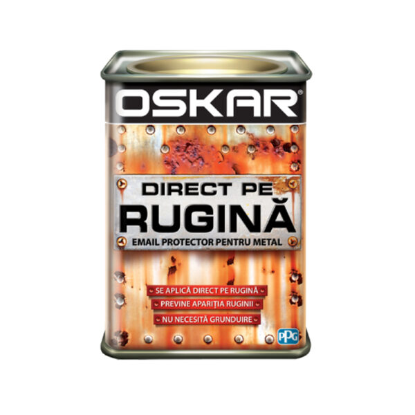 Oskar Direct pe Rugină - alb lucios 0,5 L