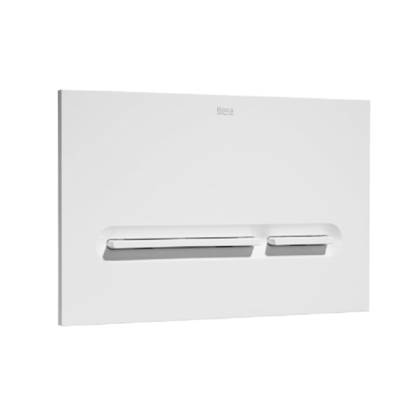 Vas WC suspendat cu rezervor incastrat si capac soft close Roca Duplo The Gap Rimless 35x54 cm evacuare orizontala - imagine 8