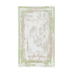 Covor modern bej/verde Rose 60x130 cm 897