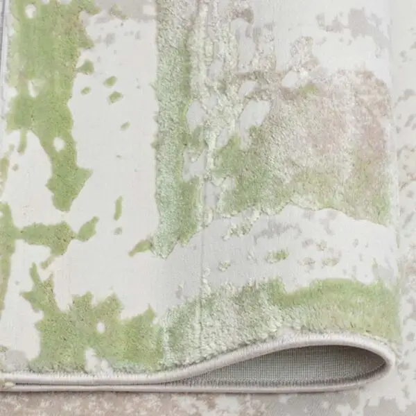 Covor modern bej/verde Rose 60x130 cm 897 - imagine 2