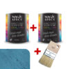 Pachet Magic Efect vopsea cu efect Dune de nisip Royal Blue 06 - 1+1 gratuit + pensula