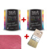 Pachet Magic Efect vopsea cu efect Dune de nisip Ruby Red C19 - 1+1 gratuit + pensula