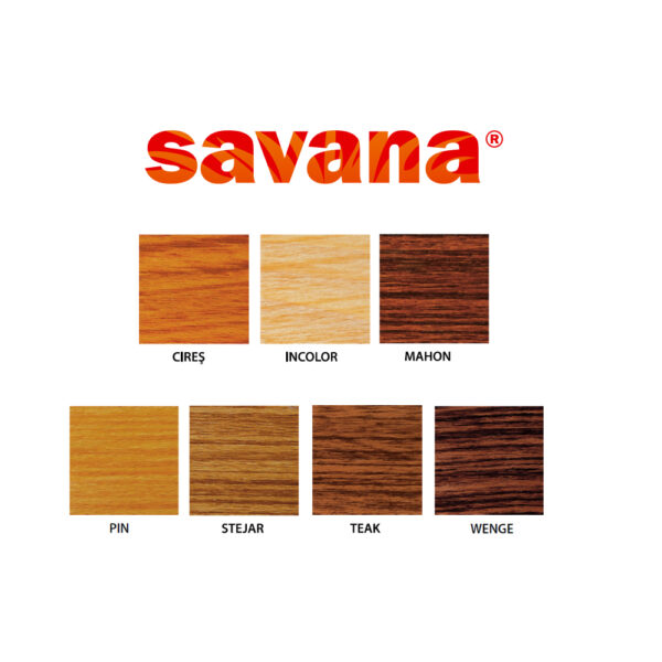 Savana lac pentru lemn cu Teflon pe bază de apă cireș 0,75 l - imagine 2