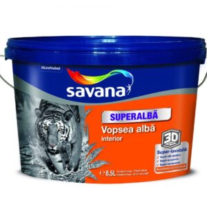 Vopsea superlavabila pentru interior superalba 3D activ 8.5 L
