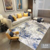 Covor modern 1,50 x 2,30 m albastru / crem / gri / maro / rosu Sense - imagine 20