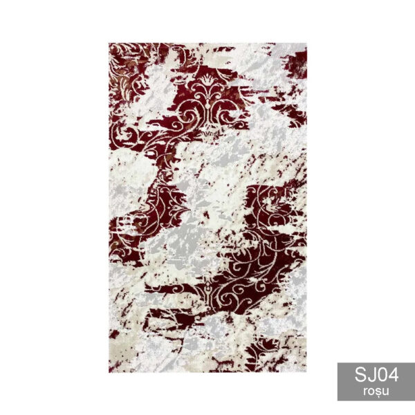 Covor modern 1,50 x 2,30 m albastru / crem / gri / maro / rosu Sense - imagine 15