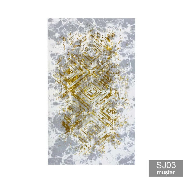 Covor modern 1,50 x 2,30 m albastru / crem / gri / maro / rosu Sense - imagine 11