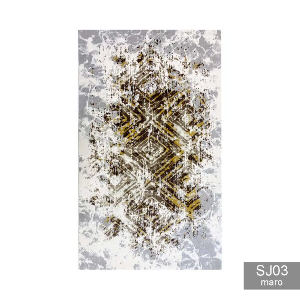 Covor modern 1,50 x 2,30 m albastru / crem / gri / maro / rosu Sense - imagine 9