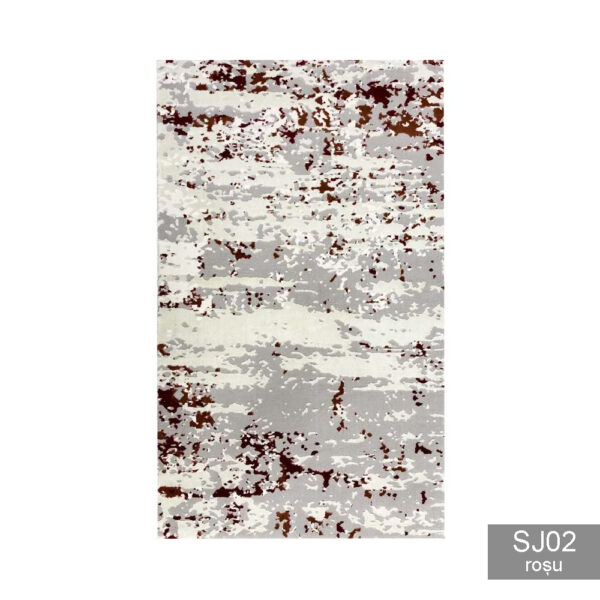 Covor modern 1,50 x 2,30 m albastru / crem / gri / maro / rosu Sense - imagine 5