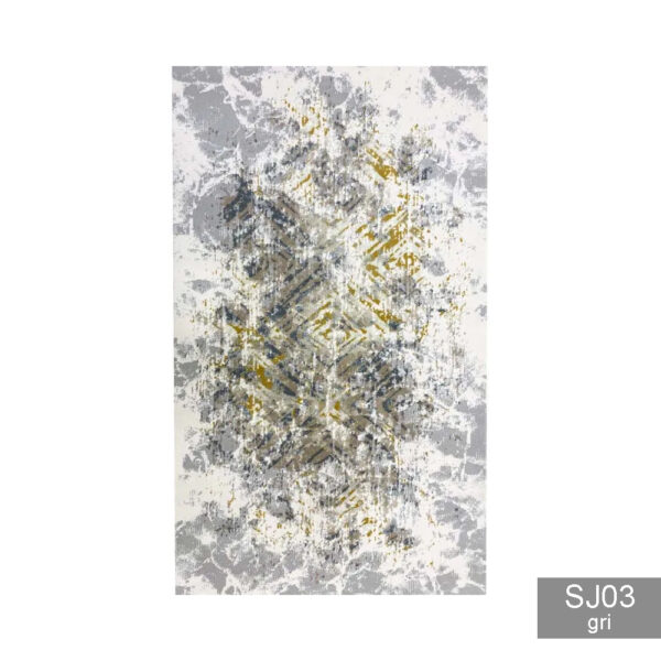 Covor modern 1,50 x 2,30 m albastru / crem / gri / maro / rosu Sense - imagine 29
