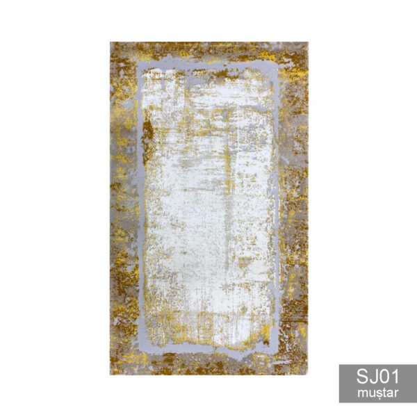 Covor modern 1,50 x 2,30 m albastru / crem / gri / maro / rosu Sense - imagine 27