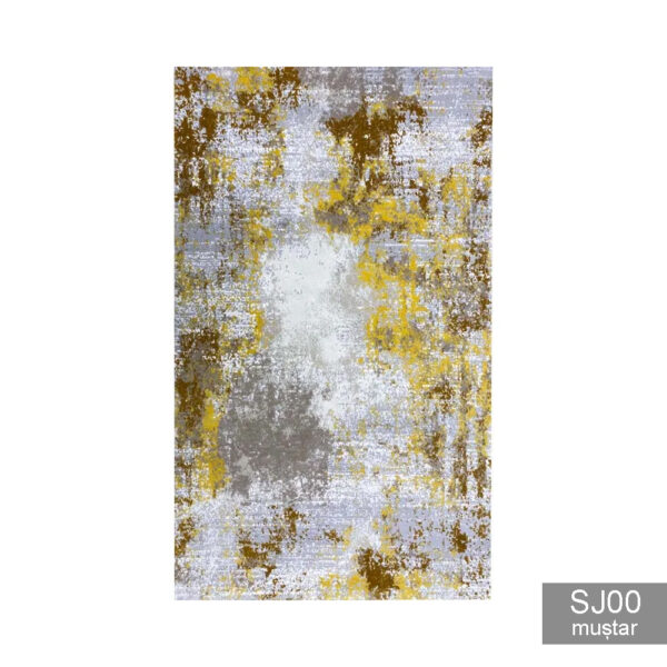 Covor modern 1,50 x 2,30 m albastru / crem / gri / maro / rosu Sense - imagine 24