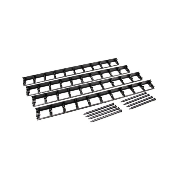 Separator de grădină (gazon, piatră, alei) - set 4 buc