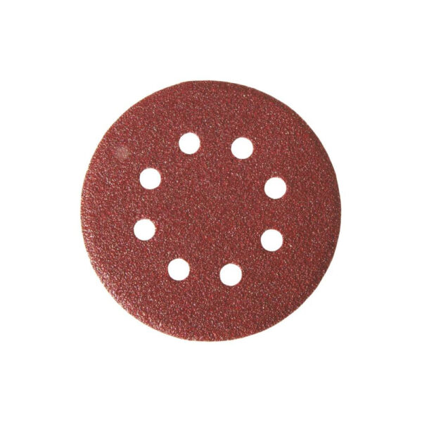 Set 10 discuri din panza abraziva cu gauri 60 gr/125 mm