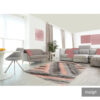 Covor pufos 3D 1,50 x 2,30 m rosu / negru / galben / albastru / gri Soft - imagine 2