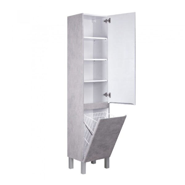 Dulap de baie gri  Premium Palermo - imagine 2