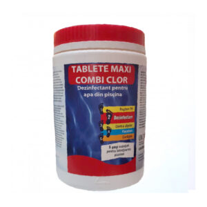Dezinfectant pentru apa din piscină - tablete maxi combi clor 1 Kg