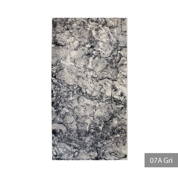 Covor modern 59 x 150 cm gri / crem / negru Tahiti - imagine 7