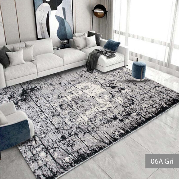 Covor modern 196 x 290 cm gri / crem Tahiti - imagine 12