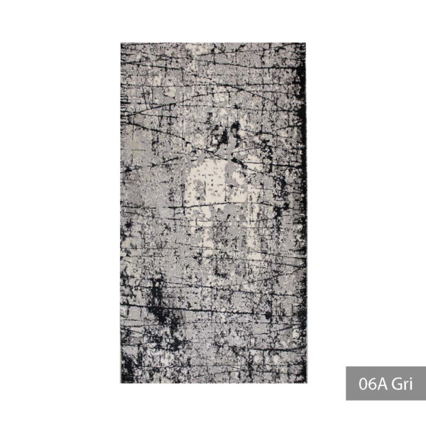 Covor modern 59 x 150 cm gri / crem / negru Tahiti - imagine 8