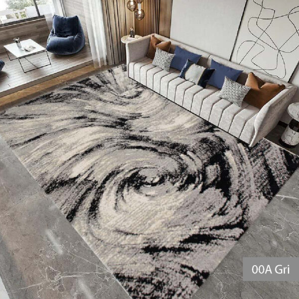 Covor modern 196 x 290 cm gri / crem Tahiti - imagine 8