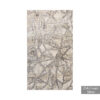 Covor modern 59 x 150 cm gri / crem / negru Tahiti