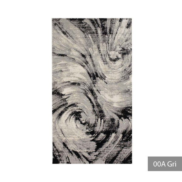 Covor modern 59 x 150 cm gri / crem / negru Tahiti - imagine 10