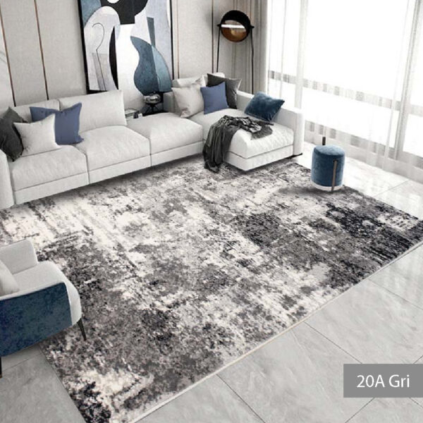 Covor modern 196 x 290 cm gri / crem Tahiti - imagine 2
