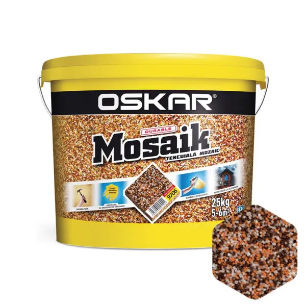 Tencuială Mozaik Oskar 9706 - 25 Kg