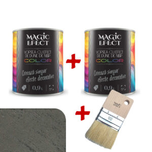 Pachet Magic Efect vopsea cu efect Dune de nisip Urban Grey 18 - 1+1 gratuit + pensula