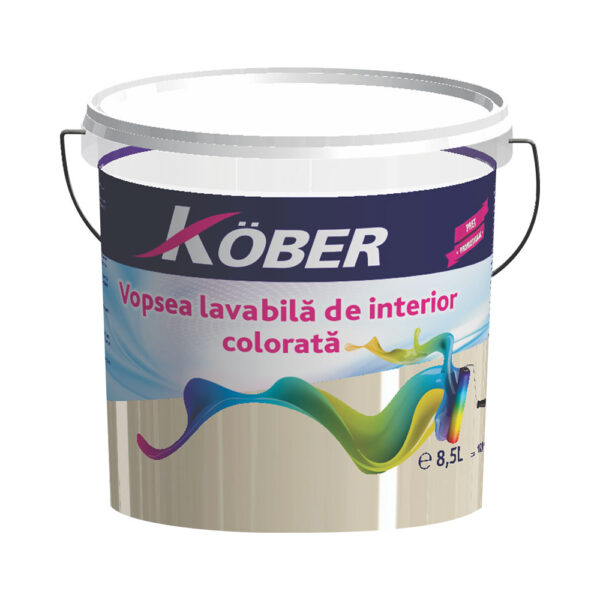 Vopsea lavabilă interior colorată Kober 8,5 l verde măr