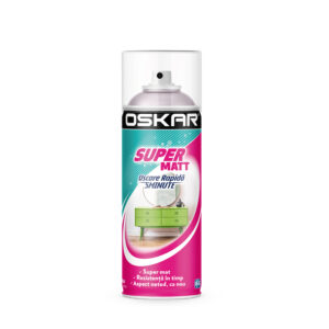 Vopsea spray super matt negru Oskar 400 ml
