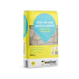 Chit de rost pentru piatra gri Webercolor Stone gri - 20 kg