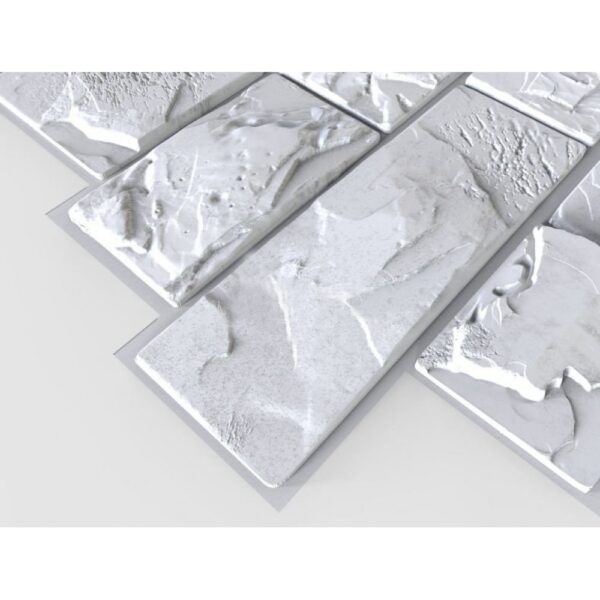 Panou Decorativ Stone Cut White/Yellow - imagine 2
