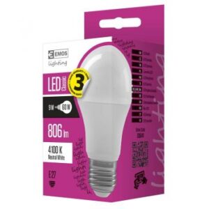 Bec led normal A60 9W/E27/840 lumină neutră ZQ5141