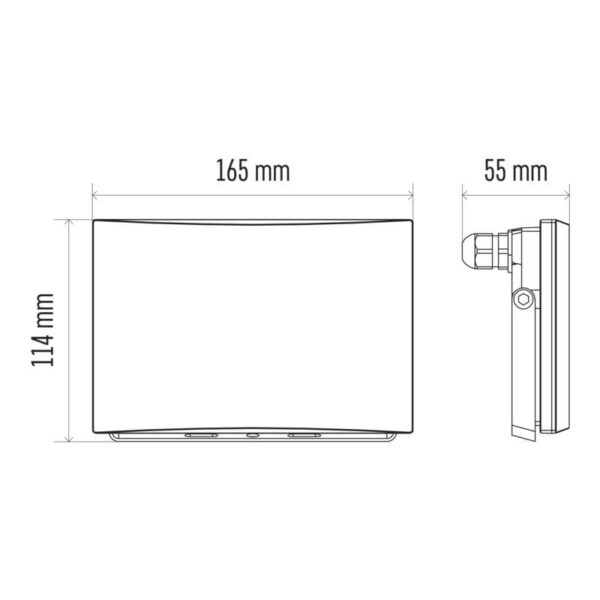 Proiector led tambo 30W IP65 2400LM 4000K ZS2531 - imagine 3