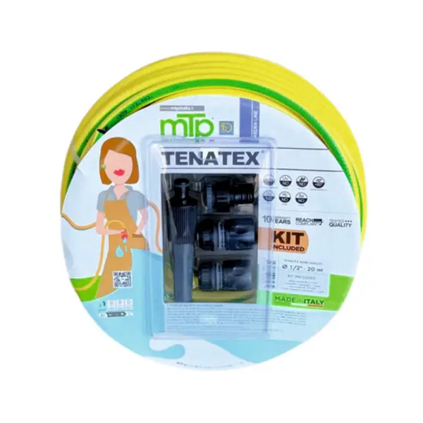 Set furtun de gradina 3 straturi cu insertie, seria 311N, duză și conectori rapizi