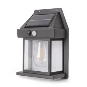 Lampă solară de perete/gard 1x LED WW filament