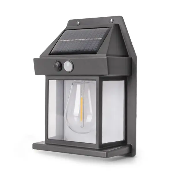 Lampă solară de perete/gard 1x LED WW filament