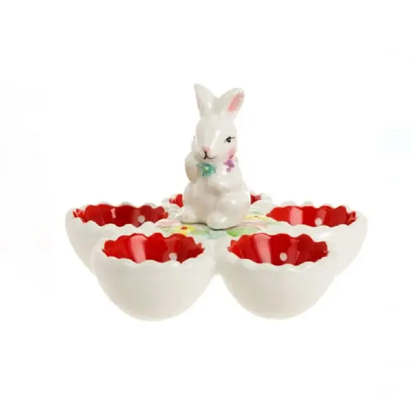 Suport decor oua de paste ceramic/metal - imagine 2
