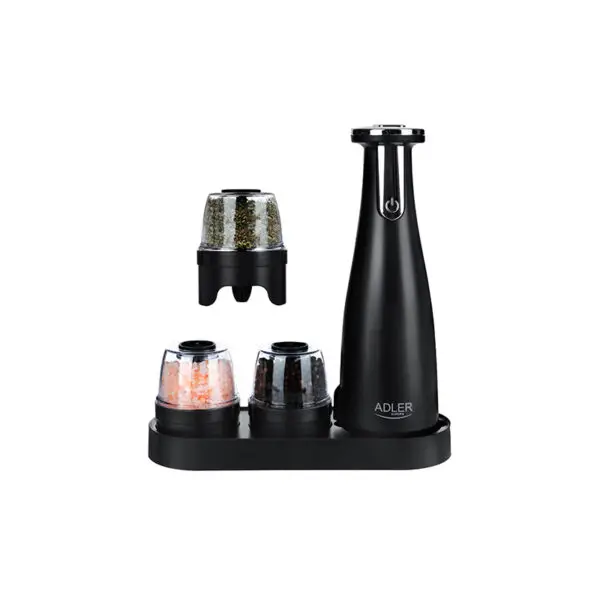 Rasnita electrica pentru sare si piper - Set - 3 rasnite - USB AD 4449 - imagine 2
